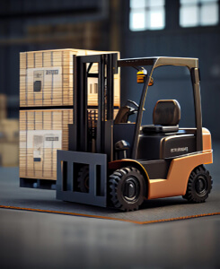 JX Logistics forklift